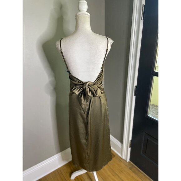 LeRumi Kinsey Slip Dress Green Womens Size Medium - Picture 10 of 16